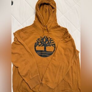 Timberland Khaki Hoodie with Drawstring